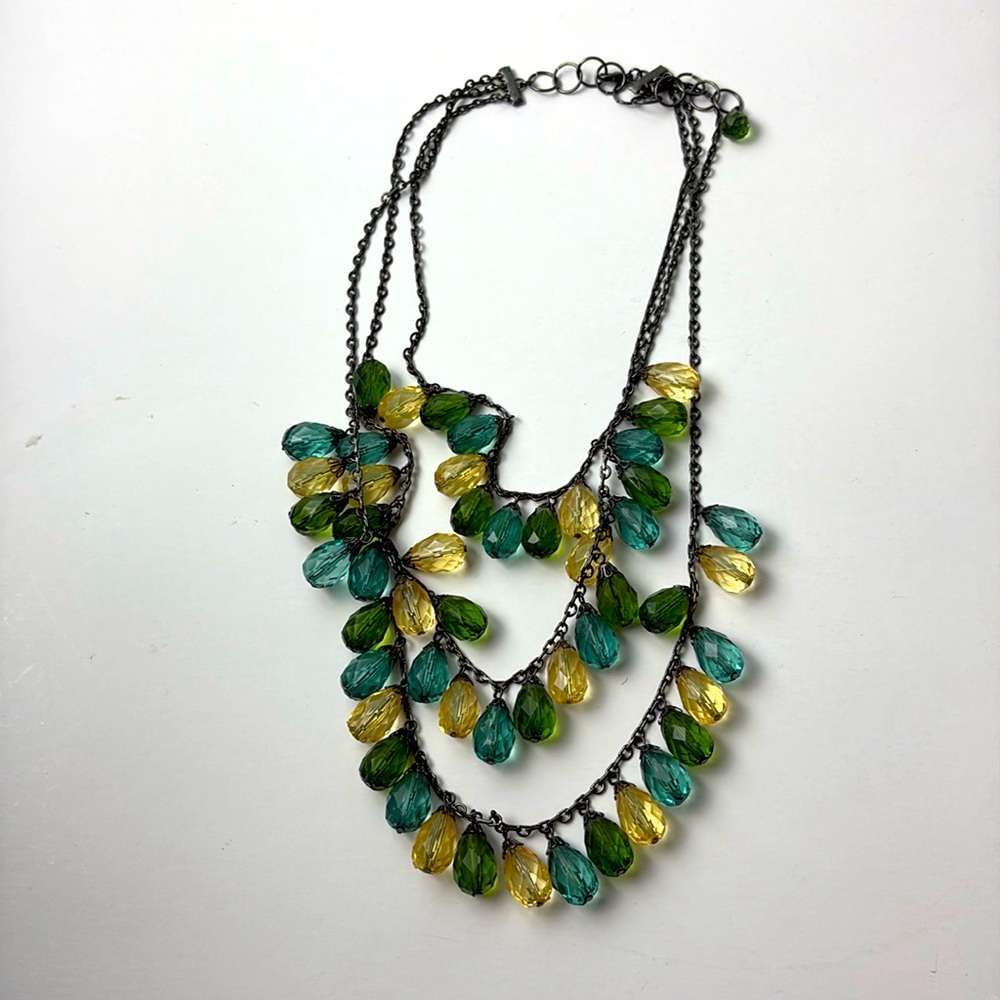 Adjustable 3-tier necklace